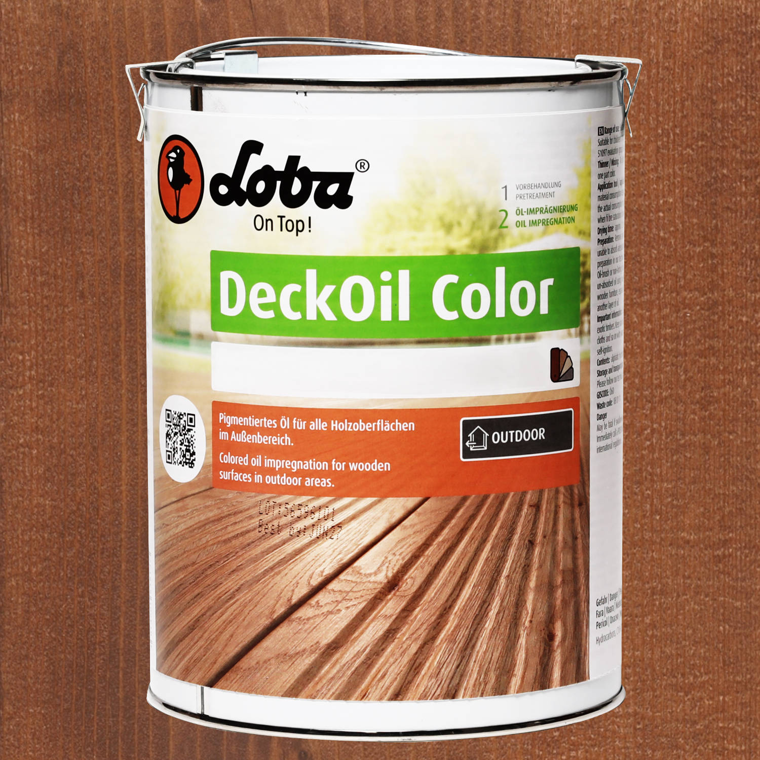 LOBA DeckOil Color 2,5l Dunkelbraun LOBA DeckOil Color 2,5l Dunkelbraun