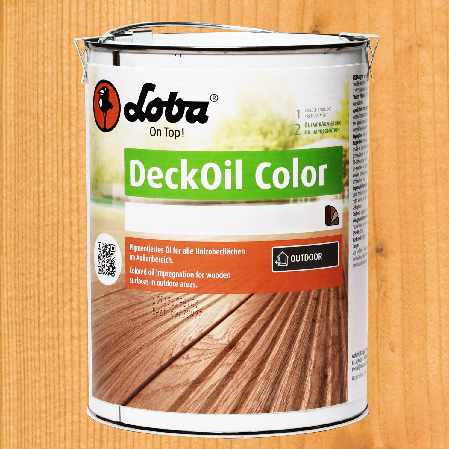 LOBA DeckOil Color 2,5l Hellbraun LOBA DeckOil Color 2,5l Hellbraun