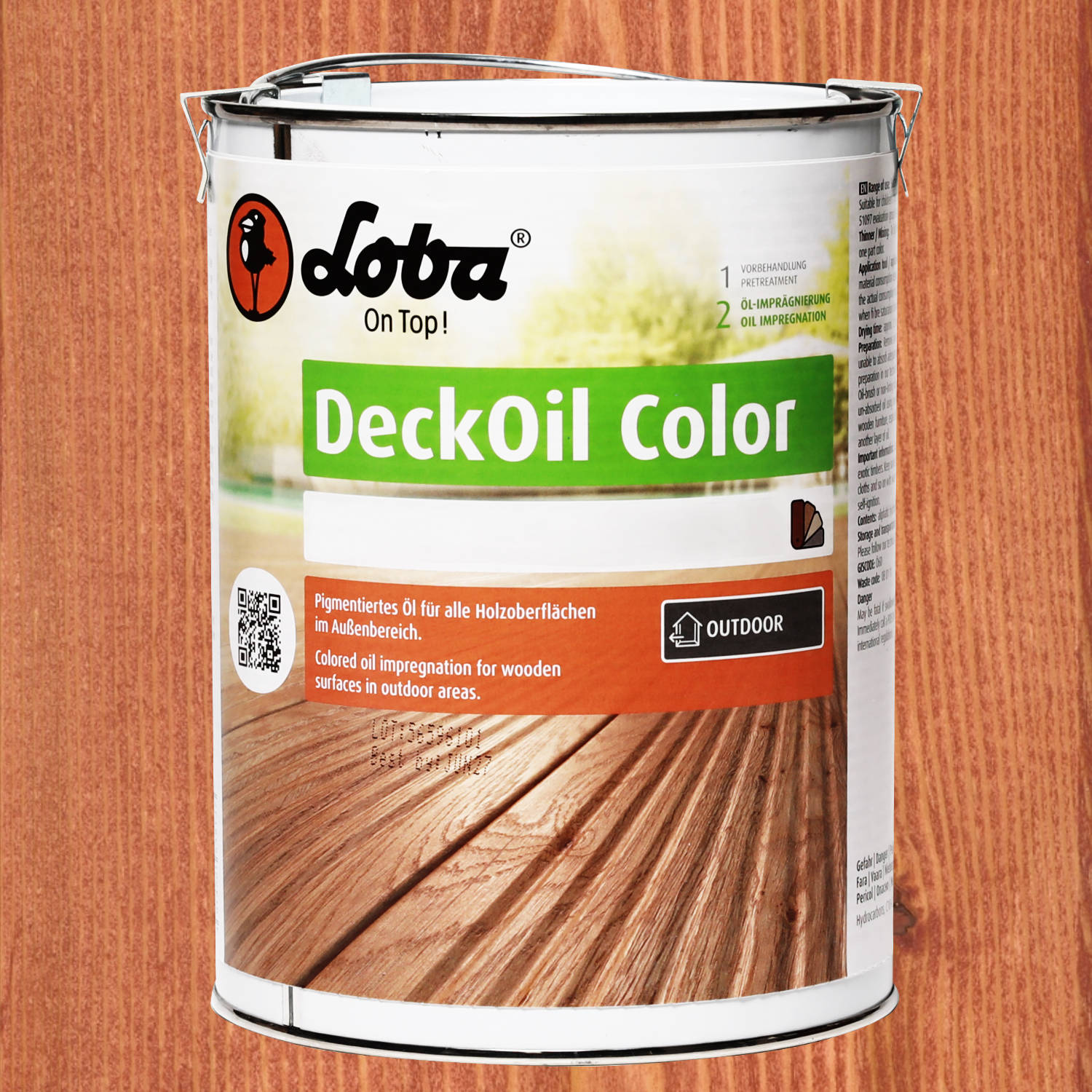 LOBA DeckOil Color 2,5l Rotbraun LOBA DeckOil Color 2,5l Rotbraun