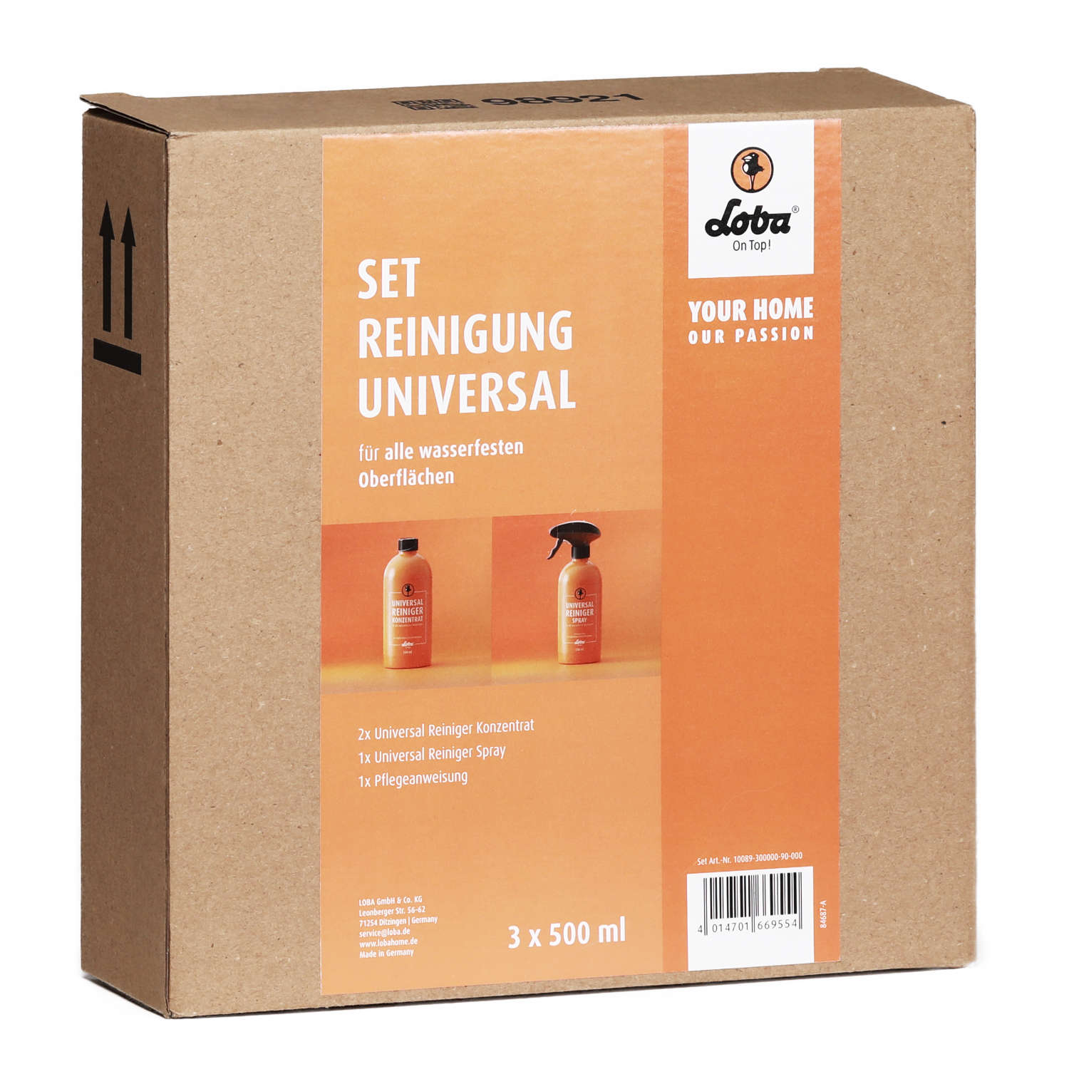 LOBA Set Reinigung Universal für alle wasserbeständigen Oberflächen LOBA Set Reinigung Universal für alle wasserbeständigen Oberflächen