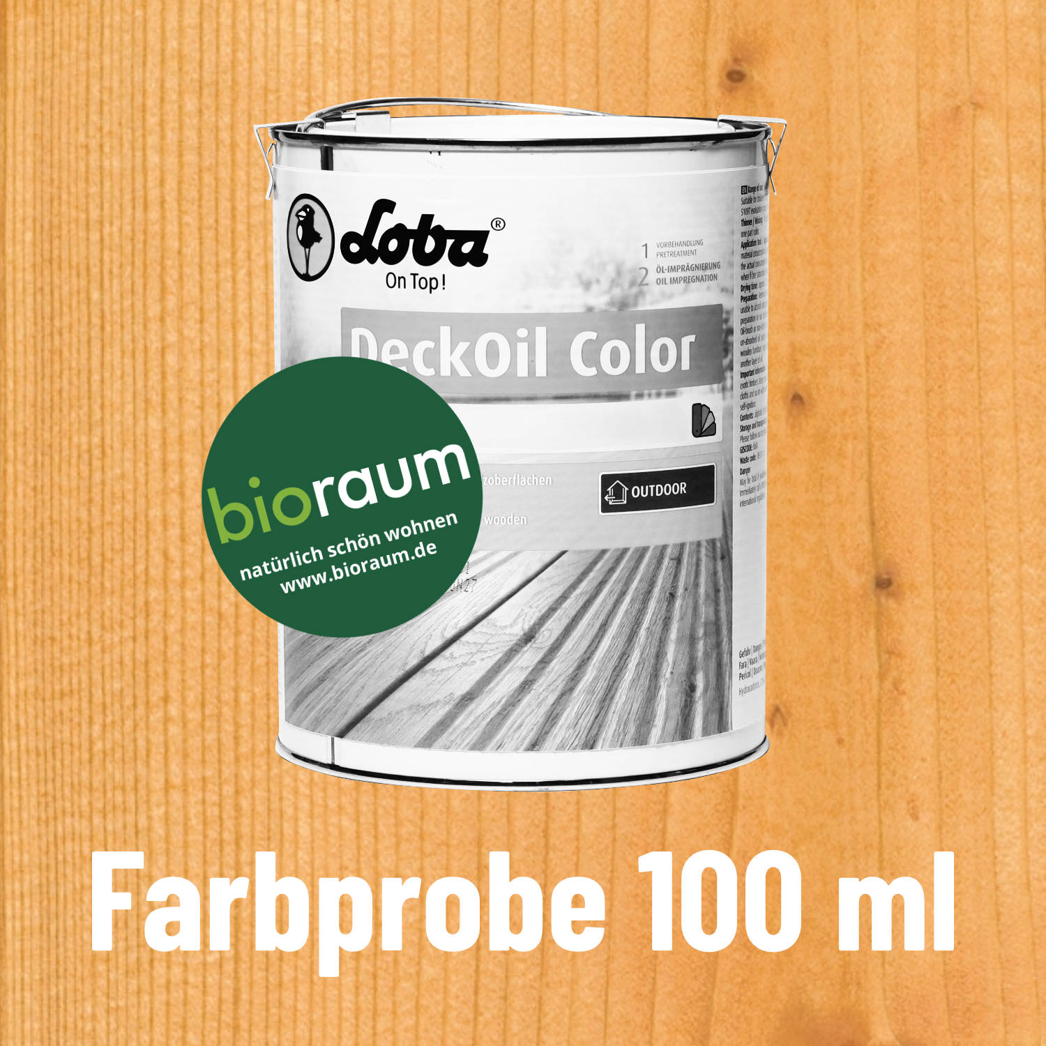 LOBA DeckOil Color Farbprobe Hellbraun LOBA DeckOil Color Farbprobe Hellbraun