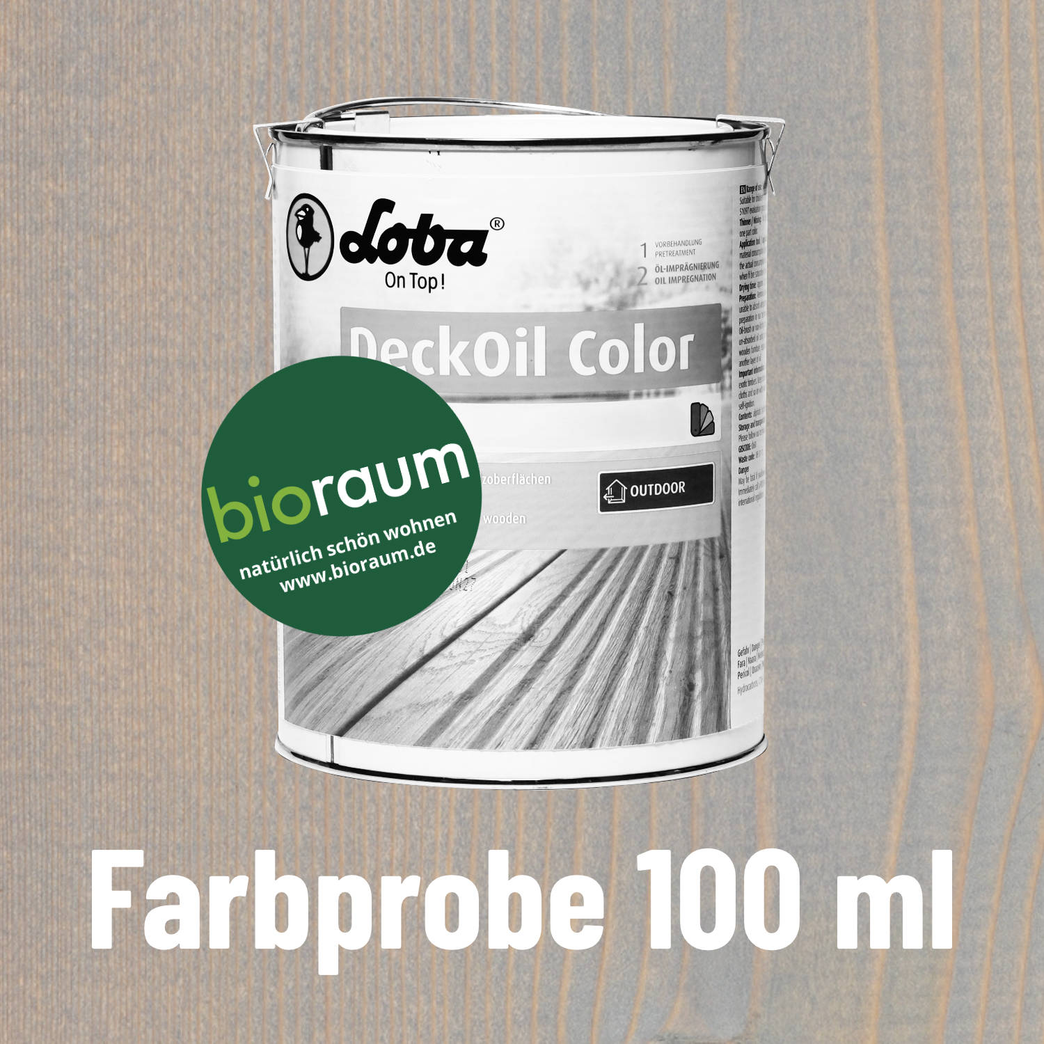 LOBA DeckOil Color Farbprobe Grau LOBA DeckOil Color Farbprobe Grau