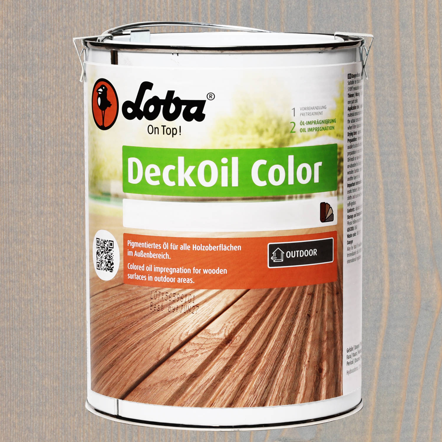 LOBA DeckOil Color 2,5l Grau LOBA DeckOil Color 2,5l Grau