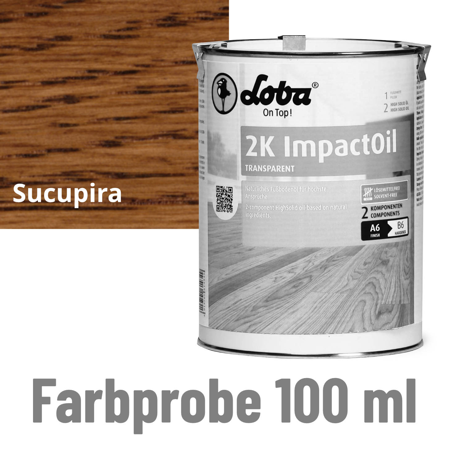 LOBA 2K ImpactOil Color Sucupira Probe 100ml LOBA 2K ImpactOil Color Sucupira Probe 100ml