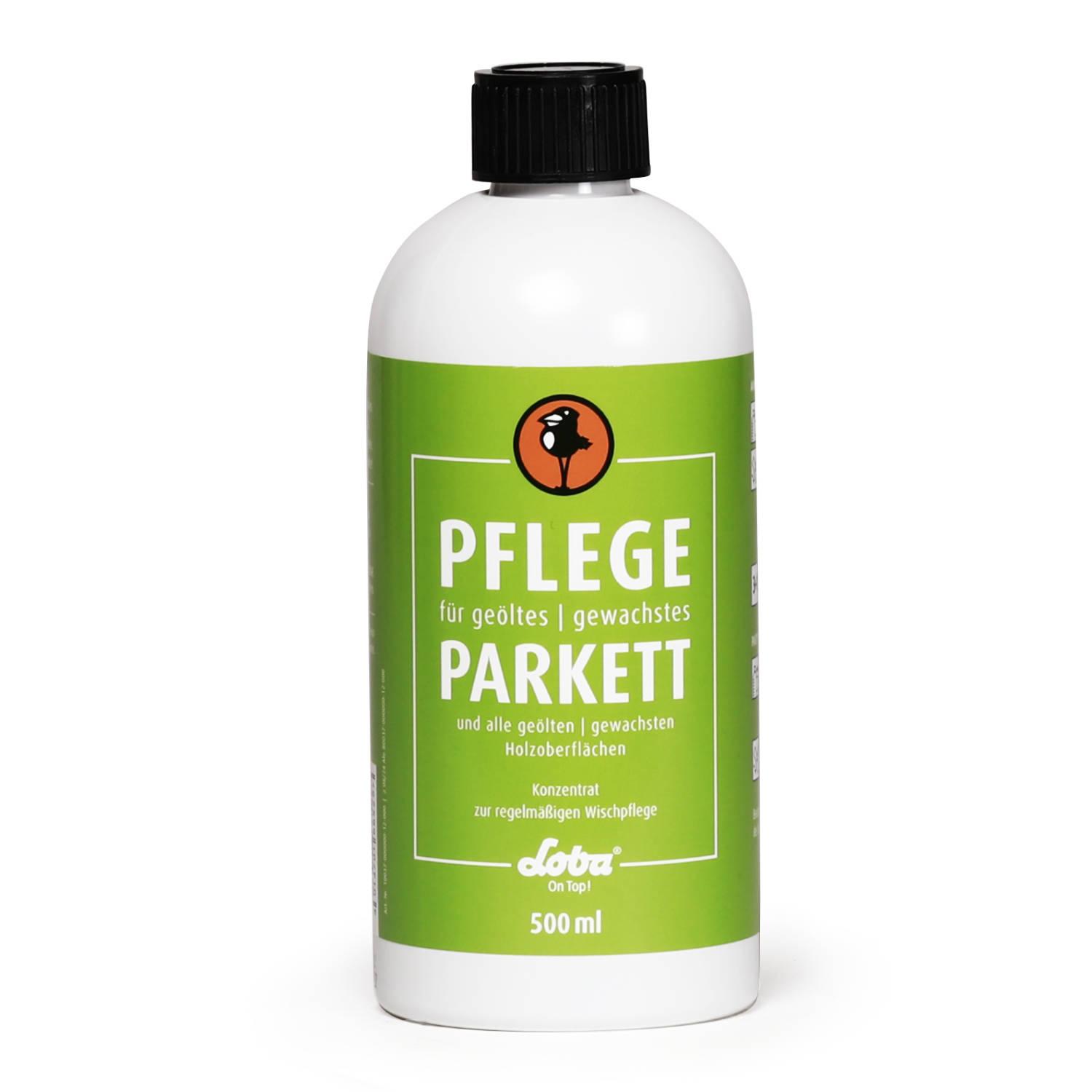 lobahome-pflege-geoeltes-parkett-0_5l-freisteller LOBA Parkett Pflege für geölte Holzböden